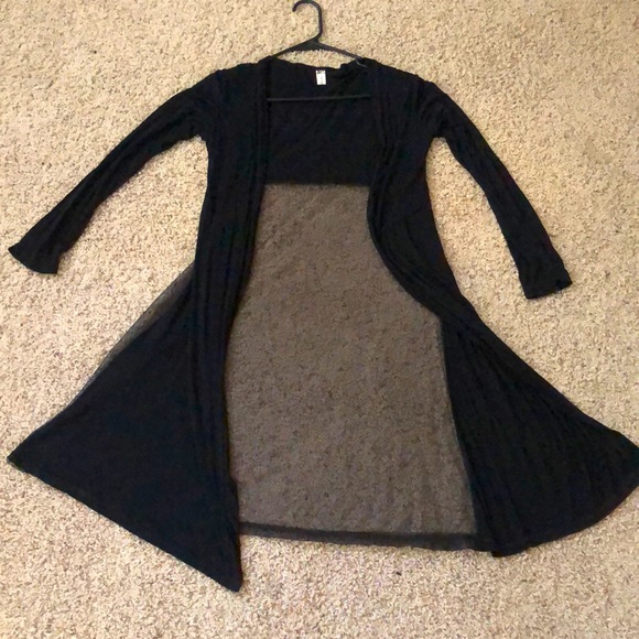 Sweaters - Sexy Black Knit MIDI Sweater